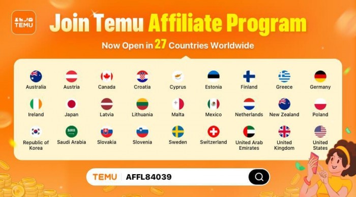 TEMU Affiliate Program Updates: Earn up to SAR 400,000 per month!